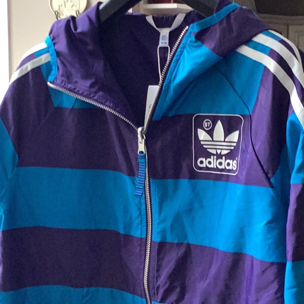 Vintage adidas reversible nylon jacket.